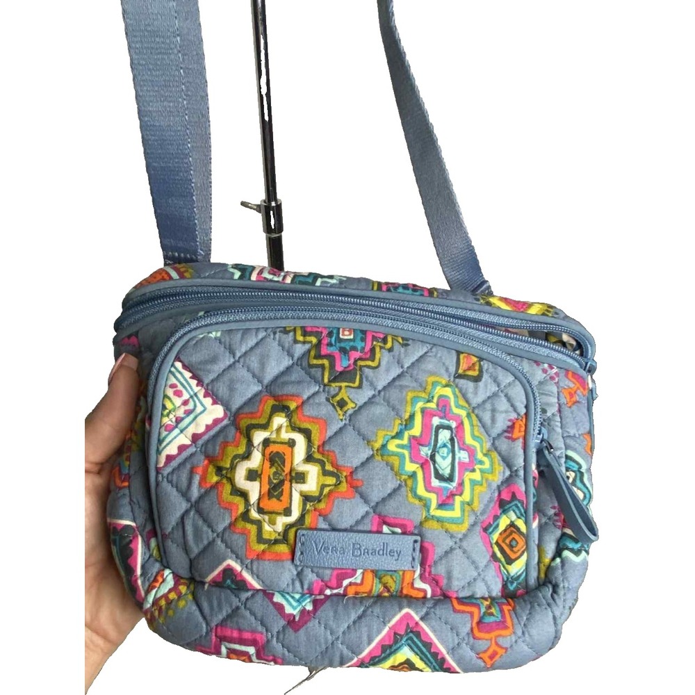 Vera Bradley lightweight medium convertible Belt Bag in painted medallions purse